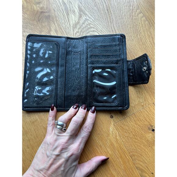 Brighton Black Leather Wallet - Picture 2 of 7